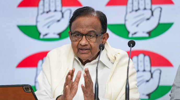 Congress leader P Chidambaram asserted, "The BJP's intention to amend the Constitution was never a secret