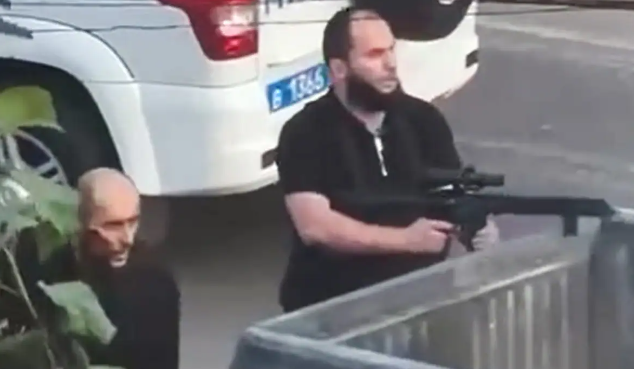 Dagestan, Russia Gunman, russia gunmen kill cops