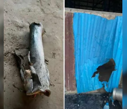 Rockets from Churachandpur district damaged buildings in Bishnupur, Manipur; no injuries reported.