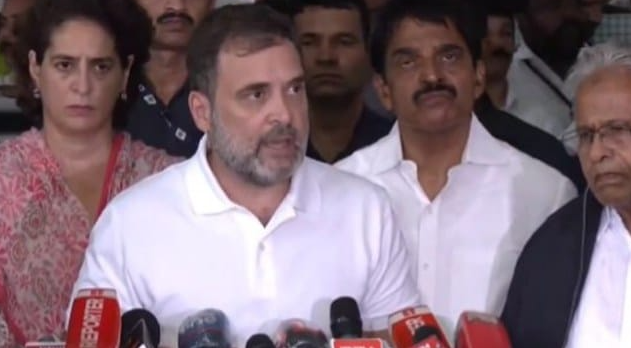 Rahul Gandhi donates a month's salary for flood relief in Wayanad, urging public support to help those affected by recent devastating floods.