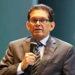 Bangladesh NSA Khalilur Rahman and India’s NSA Ajit Doval during a meeting in New Delhi to discuss Colombo Security Conclave and bilateral issues.