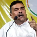 Suvendu Adhikari addresses media accusing West Bengal Chief Minister Mamata Banerjee of undermining Election Commission during special revision of electoral rolls