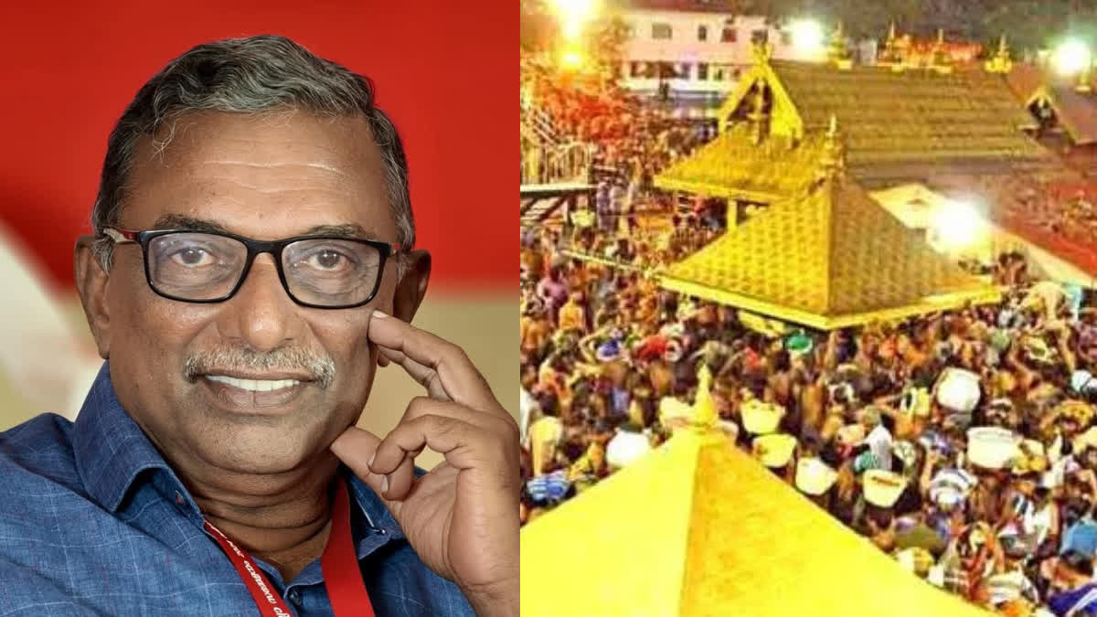 Former Travancore Devaswom Board president A Padmakumar facing bail hearing in the Sabarimala gold robbery case at Kollam Vigilance Court.