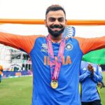 Virat Kohli celebrates his 135-run innings in the first ODI against South Africa in Ranchi, showcasing his mastery, fitness, and mental sharpness at age 37.