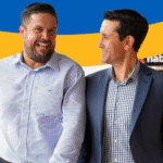 Queensland Parliament building with text overlay reading “Breach Bail, Go to Jail?” highlighting the government’s consideration of harsher youth bail laws after the Hinchinbrook by-election.