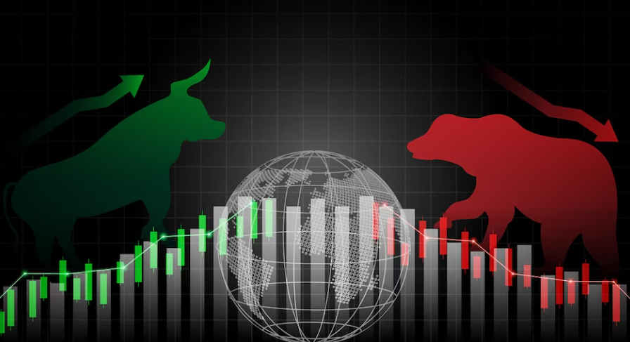 Nifty and Sensex live market chart showing key support and resistance levels for tomorrow’s trading session