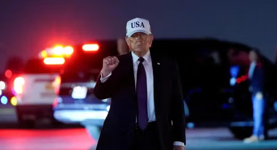 President Trump addressing the nation about U.S. combat operations in Iran, February 2026