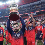 Royal Challengers Bengaluru players during IPL match amid franchise sale news