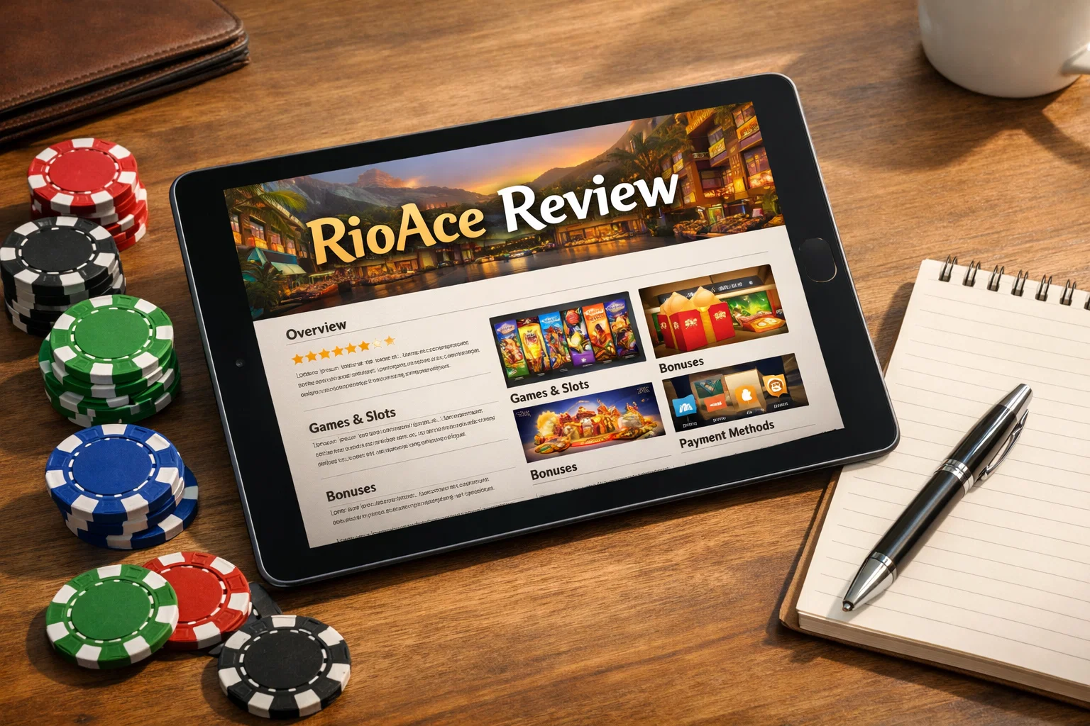 RioAce Casino lobby view